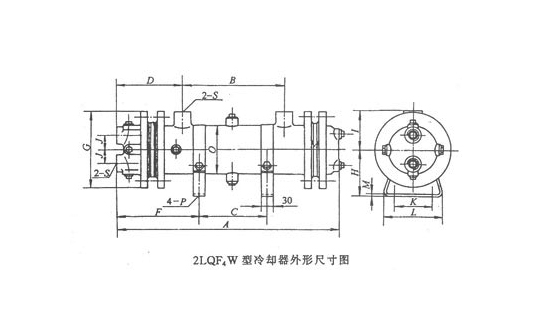 日喀则2LQF4W 型冷却器