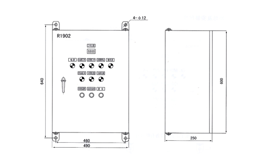 新泰R1902型电气控制箱